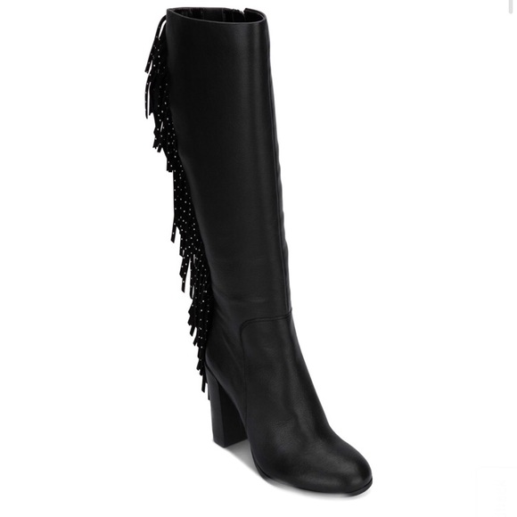 KENNETH COLE Justin Fringe Boot Studs Sz 6.5 - Picture 3 of 13